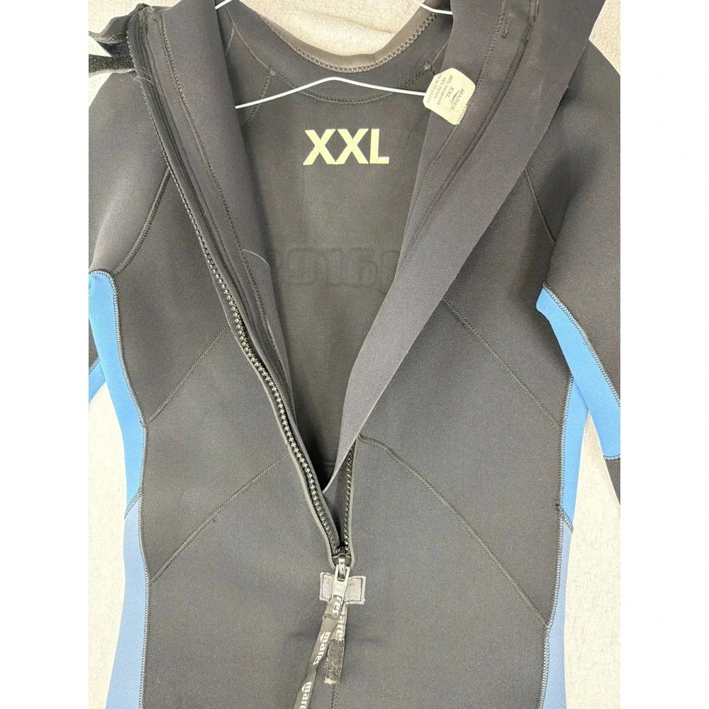 Mares Tropic 3mm Wetsuit Mens XXL Black Blue Full Scuba Diving Surfing Vintage
